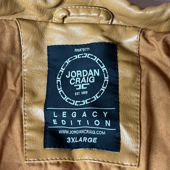 Jordan Craig Legacy Edition Faux Leather Jacket Men’s 3XL - Picture 2 of 14